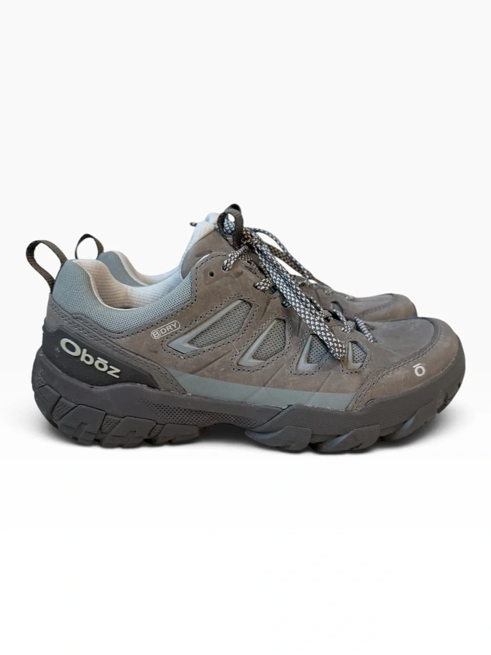 Oboz Women's Sawtooth Low Waterproof Hiking Shoes Grey Size 7